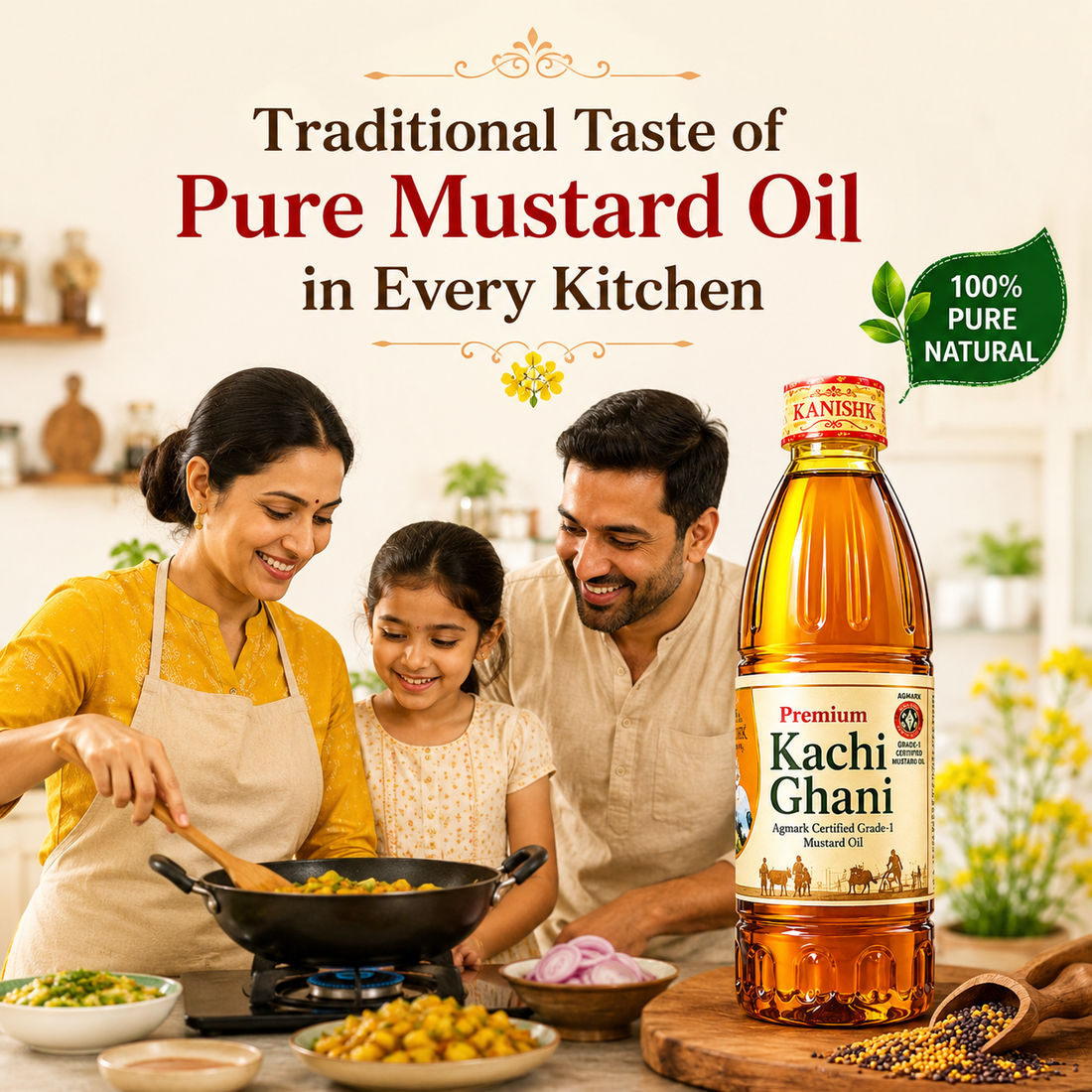 Traditional Taste of Pure Mustard Oil in Every Kitchen