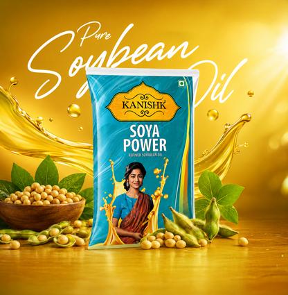 Kanishk Soya Power Refined Soyabean Oil - 1L