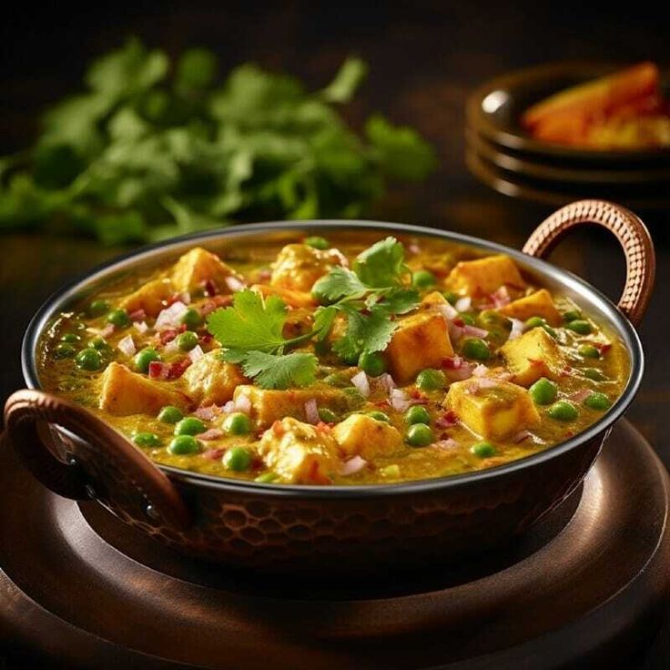 Navratan korma with nine vegetables
