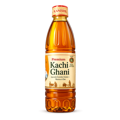 Kanishk Premium Kachi Ghani Yellow Mustard Oil - 1L